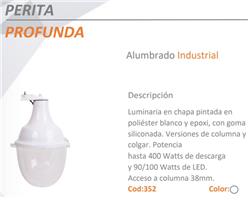 LUMINARIA T/PERITA COLUMNA CHAPA (E40)250W PROF