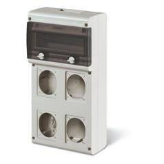 CAJA P/4 BASES +10 MODULOS IP66  632.4500-000 SCAME