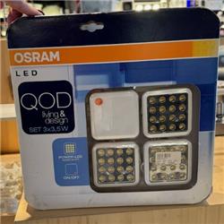 ARTEFACTO QOD SET 3X3,5W LED ON/OFF
