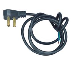 CABLE (3 x 0.50mm) L=1800mm  IRAM 2073 NEGRO