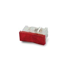 MODULO PULSADOR ROJO TRASPARENTE SIGLO XXI/II 9506