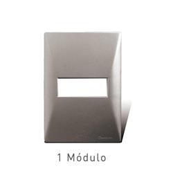 TAPA ALUMINIO 1 MODULO 5X10 SIGLO XXII 4101