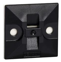 BASE FIJADORA 25X25MM C/ADHESIVO NEGRA DXN3200N