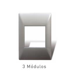 TAPA ALUMINIO 3 MODULO 5X10 SIGLO XXII 4103
