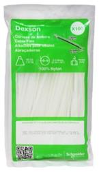 BOLSA 100 PRECINTOS T6 150X3,2 BLANCO DXN3006B