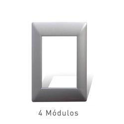 TAPA ALUMINIO 4 MODULO 5X10 SIGLO XXII 4104