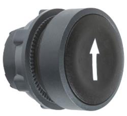 CABEZAL PULSADOR RASANTE NEGRO CON FLECHA ZB5AA335