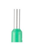 BOLSA X 100 PUNTERAS TUB.AISLADA VERDE 1X6MM L.12 ZE-6-12