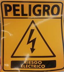 CALCOMANÍA - 18x20CMTS -PELIGRO