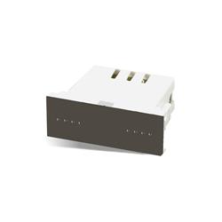 MOD.REGUL LUM C/PULS APTO LED - GRIS 8936