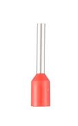BOLSA X 100 PUNTERAS TUB.AISLADA ROJA 1X1MM2  L10 ZE-1-10