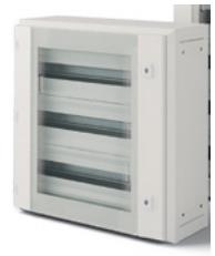 *GABINETE Q ENERGY SIST. DIN  C/P. VIDRIO 600X600X200