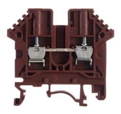 BORNE BPN-04-MA DE PASO MARRON P/4MM 060.056