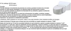 *SENSOR MOVIMIENTO INFRAROJO PARED 300W BLANCO