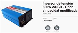 CONVERTIDOR 12VCC/220V 600W ONDA MODIF. FICATTO