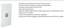 AUTOMATICO C/INFRAROJO p/5x10 AIP-R C/RELE h/100W