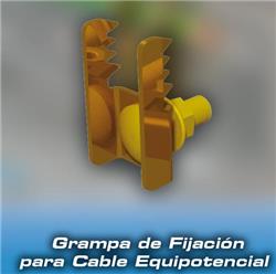 GRAMPA c/BULON M6 p/CABLE TIERRA EQUIPOT.  GFCE