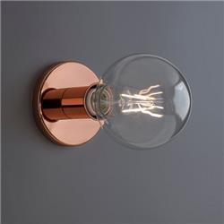 APLIQUE / PLAFÓN JULIA BRONCE CON LAMPARA INCLUIDA