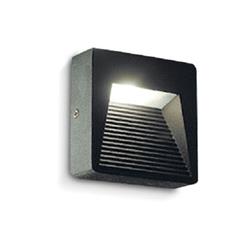 APLIQUE 2810/B ALUMINIO NEGRO UNIDIRECCIONAL G9 IP
