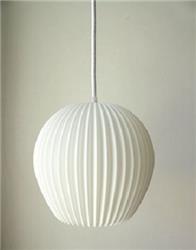 COLGANTE ELENA 30CM DIAMETRO BLANCO E27