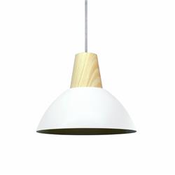 COLGANTE ZOE 23CM X 27.5CM MADERA BLANCO