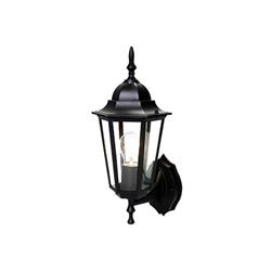 FAROL BARCELONA 6 CARAS NEGRO TEXTURADO E27 FUNDIC