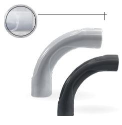 CURVA NEGRA PARA CAÑO 20MM KL05221