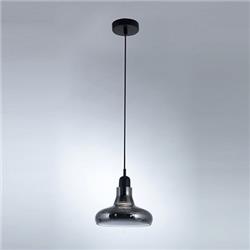 COLGANTE CRISTAL FUME-CO-3 1 LUZ GU10 19CM DIAMETRO X 12CM DE ALTURA