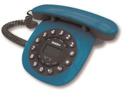 *TELEFONO MESA RETRO AZUL 8601 MANOS LIBRES