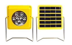 LINTERNA+CARGADOR SOLAR LED1.5W SUP.BRILL.USB 666