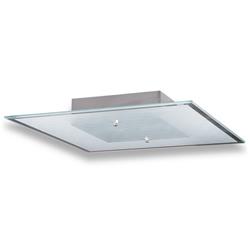 COLGANTE PLATIL/DORADO CON VIDRIO 60CM X 60CM 