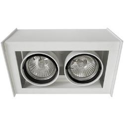 PLAFON MINI 200/2 BLANCO 2 LUCES GU10 CARDANICO 