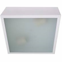 PLAFON BLOCK 915A BLANCO 1 LUZ E27 15CM X 15CM X 5.6CM