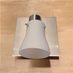 APLIQUE COOK G9 NIQUEL/TULIPA OPAL 1 LUZ