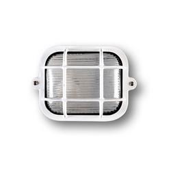 TORTUGA M-60 CUADRADA NEGRA CON REJA DE ALUMINIO IP54 E27 