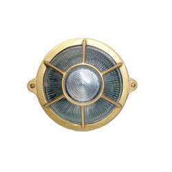 TORTUGA REDONDA CON REJA DE BRONCE R 100 E27 IP54 
