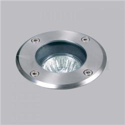 EMBUTIDO PISO PETRA ACERO GU10 IP67 Ø100MM (PERFORACION Ø98MM)