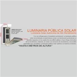 CABEZAL SOLAR 20W 2000L IP65 MODO INTELIGENTE + SENSOR MOVIMIENTO