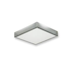 PLAFON BLOCK NIQUEL 935A 4 LUCES E27 35CM X 35CM X