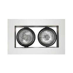 EMBUTIDO 100/1 MINI NEGRO 1 LUZ GU10 MAXIMO 50W