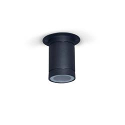 PLAFON 2040/P ALUMINIO NEGRO UNIDIRECCIONAL GU10 IP44