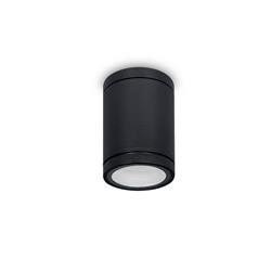 PLAFON 2050/P ALUMINIO NEGRO UNIDIRECCIONAL E27 IP44 