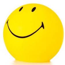 LAMPARA DE APOYO CARITA FELIZ 50CM AMARILLO