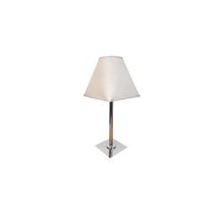 LAMPARA DE MESA PACO CROMO 1 LUZ E27