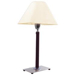 LAMPARA DE MESA JUANITO NIQUEL CON PANTALLA 1 LUZ E27