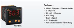 REGULADOR TEMPERATURA J/K 48x48 1DISPLAY 1R DTC-503