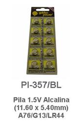 *BLISTER POR 2 PILAS BOTON LR-  44        1,5V -PI