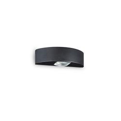 APLIQUE 2009 LYV ALUMINIO E27 NEGRO 
