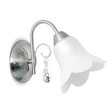 APLIQUE VECHIA 1 LUZ E27 PLATIL TULIPA SATINADA