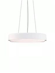 COLGANTE CHARLES ALUMINIO MICROTEXTURADO BLANCO LED 24W 